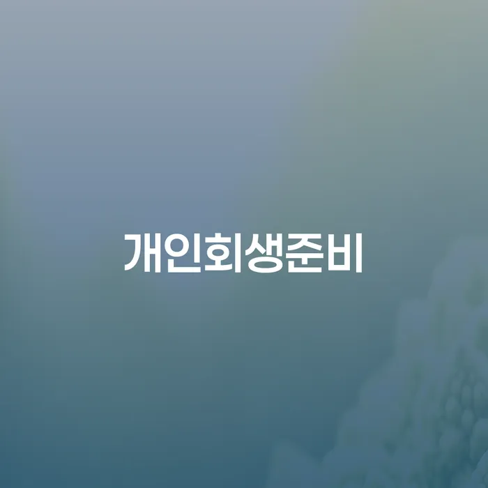 개인파산신청 개인회생으로 해결 법무사추천